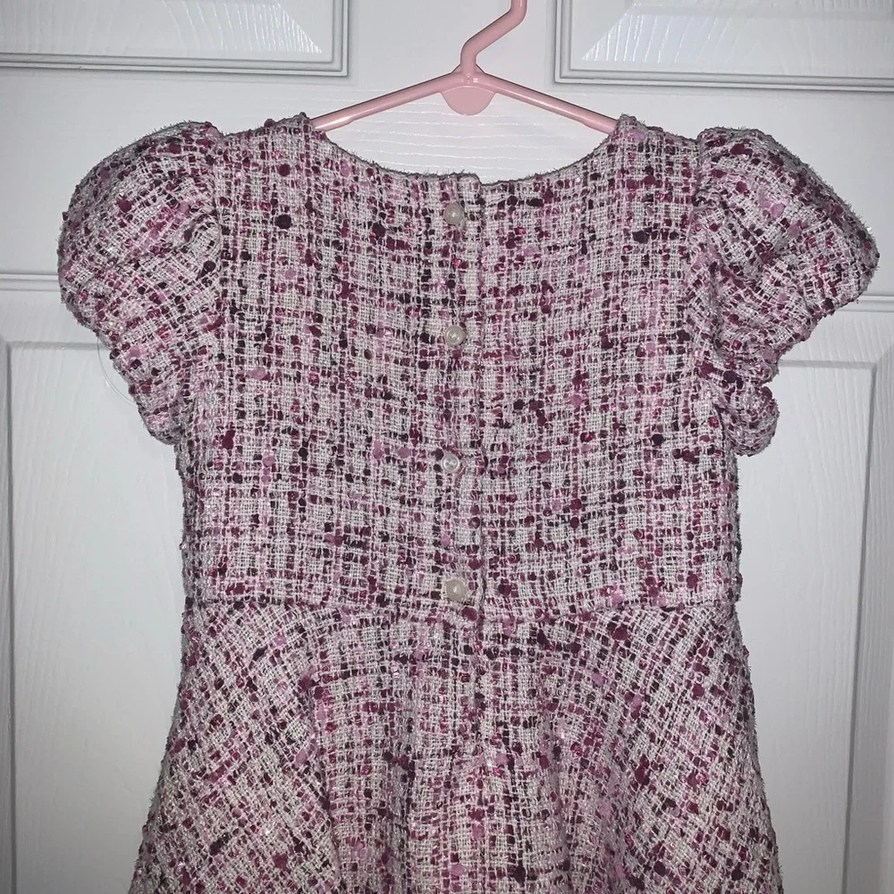 Janie and Jack Purple/Pink Shimmer Dress - Picture 7 of 12